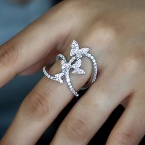 Butterfly Gold Plated Fashion Ring